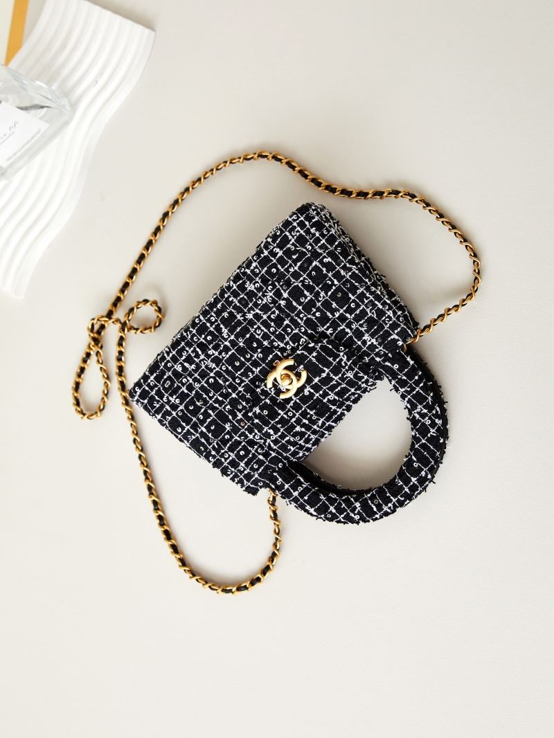 Ch**el top handle bags